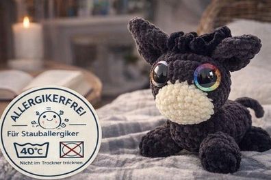 Amigurumi Häkeltier selbst gehäkelter Esel Handmade