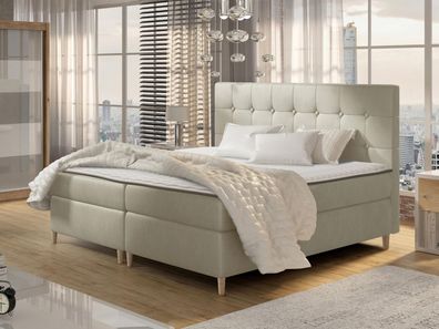 Boxspringbett Avanti Schlafzimmer Modern Kollektion Doppelbett Bettgestell Bettkasten