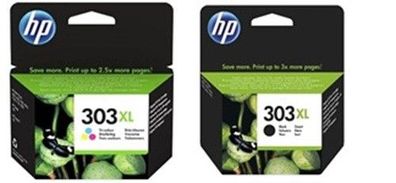 Original HP 303XL 3YN10AE Tinte Doppelpack schwarz color 2 Stück
