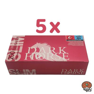 Dark Horse Super Slim Full Flavour Filterhülsen (5x 200 Stück)