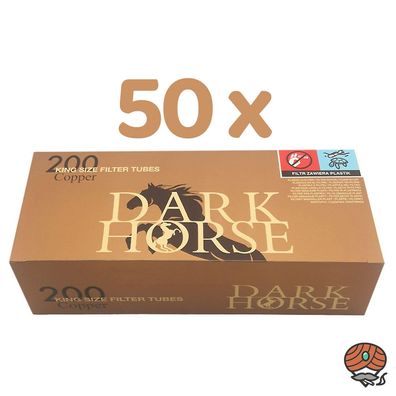 Dark Horse Copper King Size Filterhülsen (50x 200 Stück)