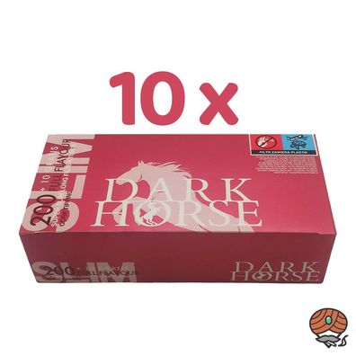 Dark Horse Super Slim Full Flavour Filterhülsen (10x 200 Stück)