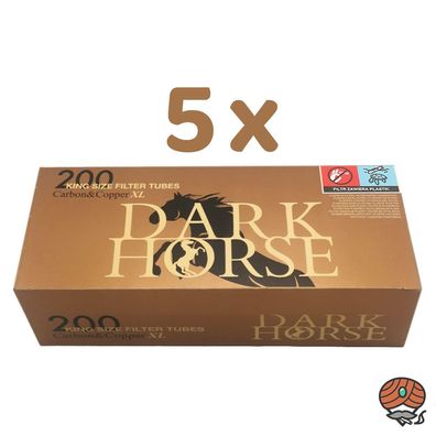 Dark Horse Carbon & Copper XL Extra Filterhülsen (5x 200 Stück)