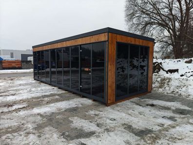 GardenAndPoolsCom Sauna Haus Outdoor Sauna Horizont House mit Dusche Raum 7m