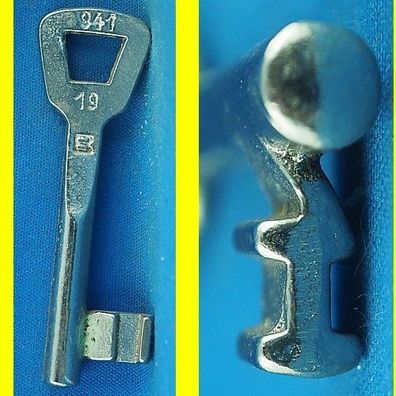 Börkey Einsteckschloss Schlüssel Serie 941 Profil 19 - System Kirchmann (Kima)