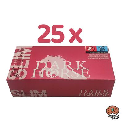 Dark Horse Super Slim Full Flavour Filterhülsen (25x 200 Stück)