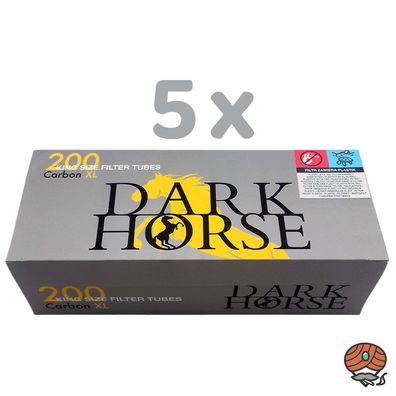 Dark Horse Carbon XL Extra Filterhülsen (5x 200 Stück)