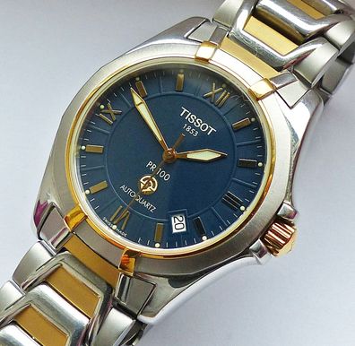 Schöne Tissot PR100 Autoquarz Automatic Calendar Herren Armbanduhr in Top Zustand