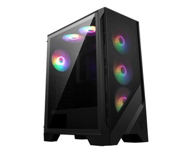 MSI MAG FORGE 120A Airflow - Mid tower - ATX - Seitenteil mit Fenster (gehärtetes Gl