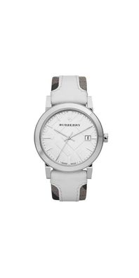 Burberry The City Damenuhr silber weiß