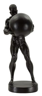 Klassische Skulptur Replikat Atlas stehend Statue griechische Mythologie H 43,5 cm