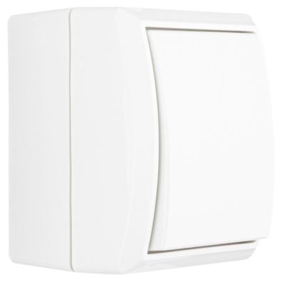 Feuchtraum Aus-/ Wechselschalter Aufputz REV AquaForm IP44 Weiß Schalter