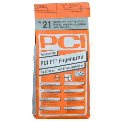 AKTION - PCI FT Fugengrau Nr.21 Hellgrau 5 KG Beutel MHD: 05/25