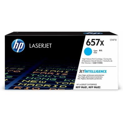 HP Cartridge No 657X HP657X HP 657X Cyan (CF471X)