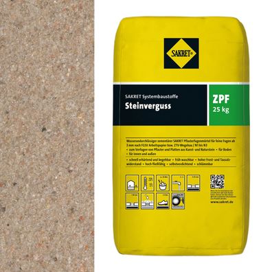 AKTION - SAKRET Steinverguss ZPF Sand 25kg MHD: 03/26