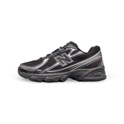 New Balance 740 (GS) Black Grey Silver - 38.5