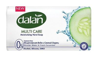 6 x Dalan Seife Multi Care Gurke & Milch 90 gr