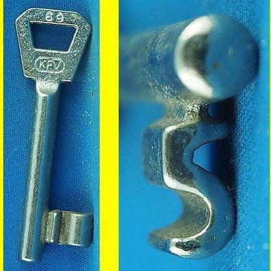 KFV - Zimmertür Einsteckschloss Schlüssel Profil 69