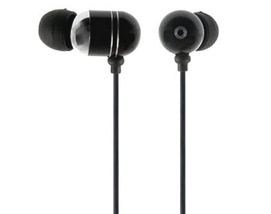 BLISS In-Ear Telefon Headset iPhone Handy Smartphone Ohrhörer schwarz 3,5mm Stecker