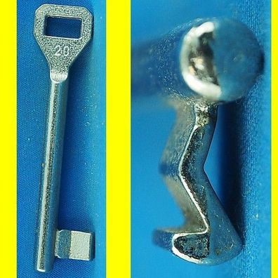 Börkey 951 - Zimmertür - Schlüssel System SSF (Sächs. Schlossfabrik) - Profil 20 LANG