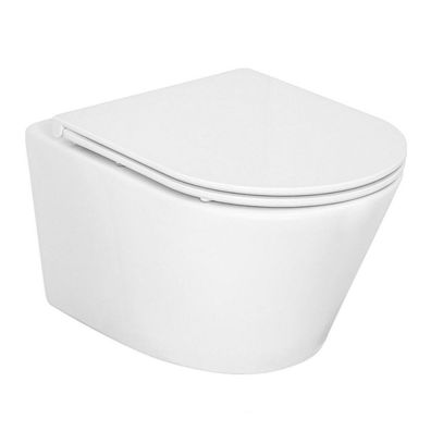 Wand WC Combi-Pack Amur tiefspül Spülrandlos WC-Sitz Edoma Sandwich softclose