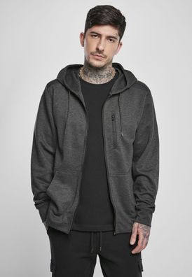 Southpole Hoodie Taped Tech Fleece Full Zip Hoody H. Charcoal