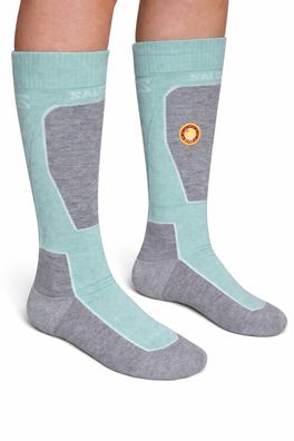 Salomon Damen Skisocken ACCESS LD32 Blau Wintersocken Ski Snowboard 2 Paar