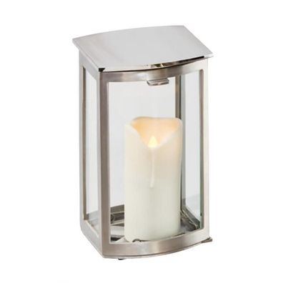 Hochwertige Grablampe aus Edelstahl Grablaterne Urnengrab Grableuchte