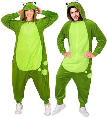 Overall Frosch Kostüm grün