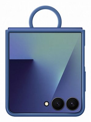 Samsung Ring Case (Silicone) für Galaxy Flip7 Blue