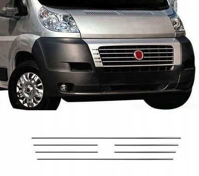 FIAT DUCATO - Chrom Grill Zierleisten Set für Kühlergrill