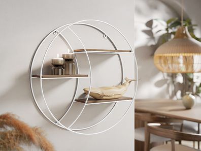 Wandregal aus Metall Pulenzo Wandregal Stiwoll Wohnzimmer M24