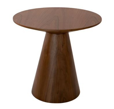 Brauner Holzbeistelltisch – Runder Tisch für Ihr Wohnzimmer und Designermöbel