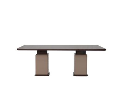 Moderner Brauner Esszimmertisch Designer Küchentische Holzmöbel