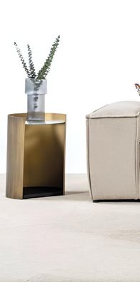 Stilvoller Beistelltisch Designer Metallrahmen Wohnzimmer Kaffeetisch