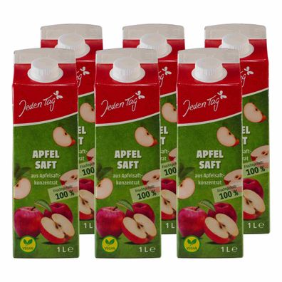 Jeden Tag Apfelsaft -klar- (12 x 1,0L)