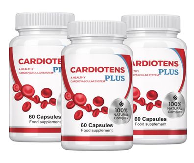 SET 3x60 Kapseln Cardiotens Plus Nahrungsergänzungsmittel