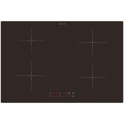 Oranier Induktionskochfeld 80 cm autark mattes Glas KFI985 Glaskeramik Kochfeld