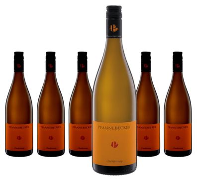 6 x Pfannebecker Chardonnay QbA trocken – 2025
