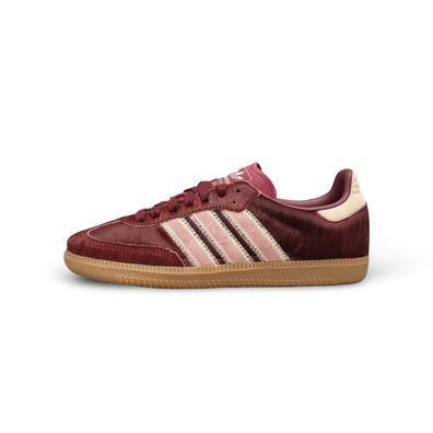 adidas Samba OG Maroon Sand Strata Pony (Womens) - 36 2/3