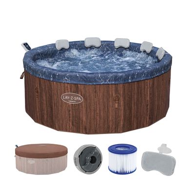LAY-Z-SPA® Energiespar-Whirlpool Toronto AirJet™ mit Schaumstoffpaneelen & App-Ste