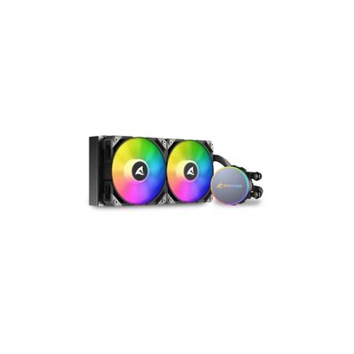 Cooler Sharkoon S70 RGB 2 Lüfter schwarz AiO-Wasserkühlung