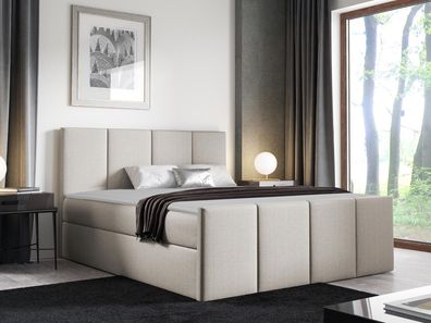Boxspringbett Peltata Größenauswahl Bett Doppelbett Schlafzimmer Modern Design