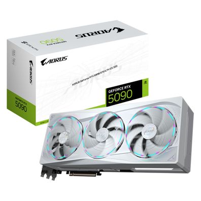 VGA Gigabyte GeForce® RTX 5090 32GB AORUS Stealth ICE