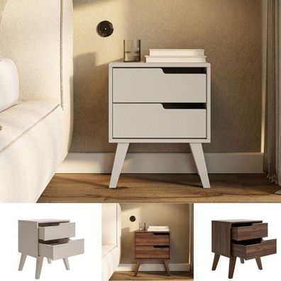 Nachttisch NORDI Nachtschrank, Nachtkommode, Stauraum