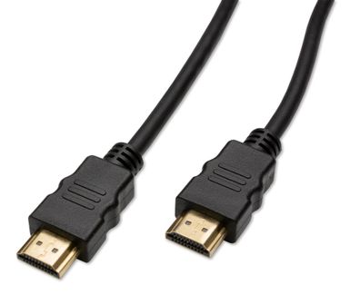 Kabel HDMI zu HDMI schwarz 4K 60Hz 2m HighSpeed vergoldete Stecker
