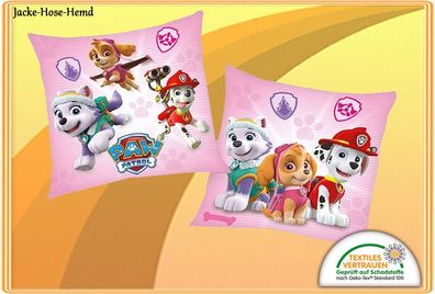 Kissen Kuschelkissen Paw Patrol Hund Hundestaffel Skye Marshall Rocky Gr. 40x40cm NEU