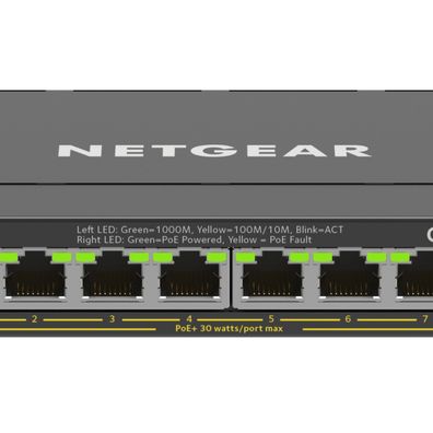 Netgear Plus Switch 8-port 10/100/1000 GS308EPP-100PES
