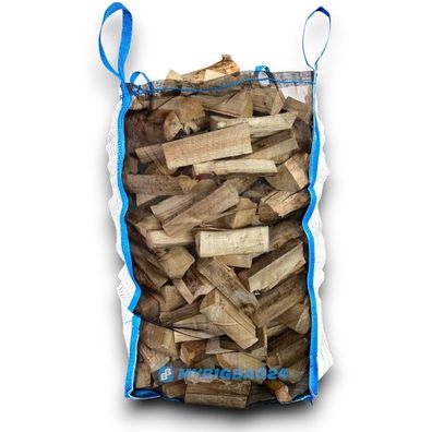 20 x Klassik Woodbag Holzbag 100x100x120cm BigBag Kaminholz Brennholz
