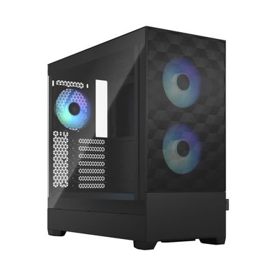 PC- Gehäuse Fractal Pop Air RGB TG Clear Tint - schwarz